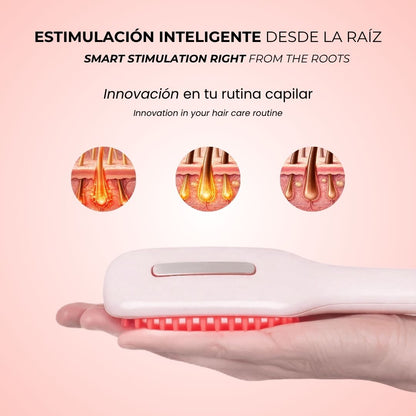 GlossUp™ Brush Pro – LED Hair Growth Stimulating Brush