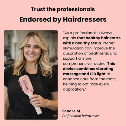 GlossUp™ Brush Pro – LED Hair Growth Stimulating Brush